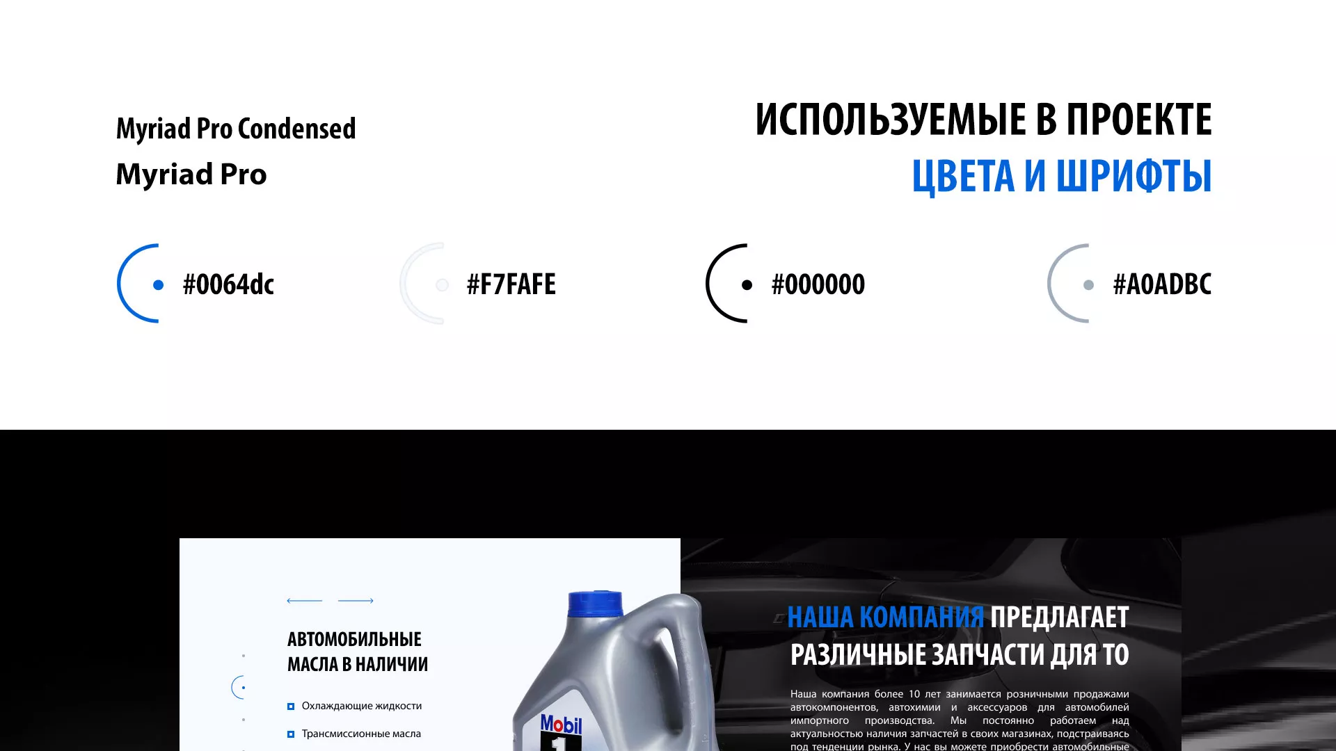 Разработка сайта магазина автозапчастей «М7» в Тынде
